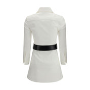 Balenciaga White Cotton Casual Dress
