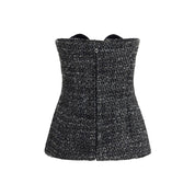 Diesel Gray Polyester Top