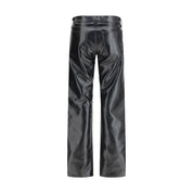 Agolde Black Leather Pants