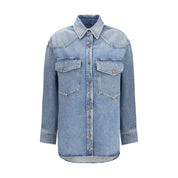 Agolde Blue Denim Shirt
