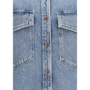 Agolde Blue Denim Shirt