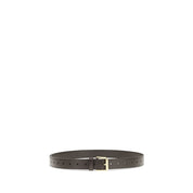 Givenchy Brown Calf Leather Bos Taurus Regular Belt