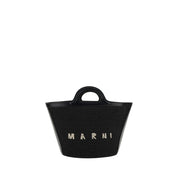 Marni Black Cotton Shoulder Bag