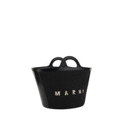 Marni Black Cotton Shoulder Bag