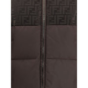 Fendi Brown Cotton Shell Jacket