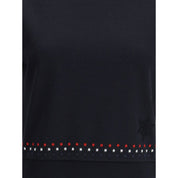 Thom Browne Black Cotton T-Shirt