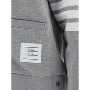 Thom Browne Gray Cotton Cardigan