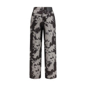 Fendi Black Cotton Straight-Leg Jeans