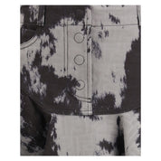 Fendi Black Cotton Mini Skirt