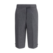 Thom Browne Gray Wool Bermuda Shorts