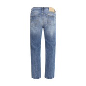 Jacob Cohen Blue Cotton Relaxed Fit Jeans