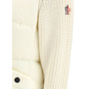 Moncler Grenoble Cream Polyamide Coat
