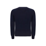Brunello Cucinelli Blue Fleece Wool Sweatshirt