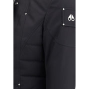 Moose Knuckles Black Recycled Polyester Parka