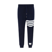 Thom Browne Blue Cotton Casual Pants