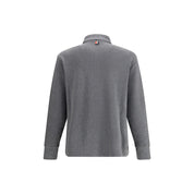 Thom Browne Gray Cotton Polo Shirt