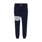 Thom Browne Blue Cotton Casual Pants
