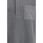 Thom Browne Gray Cotton Polo Shirt