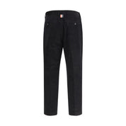 Thom Browne Black Cotton Chino Pants