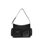 MCM Black Fabric Shoulder Bag