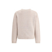 Maison Kitsuné Cream Merino Wool Sweatshirt