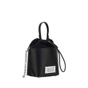 Margiela Black Calf Leather Bos Taurus Shoulder Bag