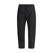 Prada Black Recycled Polyamide Casual Pants