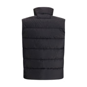 Prada Black Recycled Polyamide Sleveless Jacket