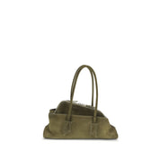 The Attico Green Calf Leather Bos Taurus Shoulder Bag