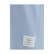 Thom Browne Light Blue Cotton Polo Shirt
