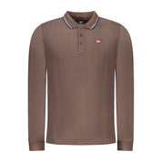 Norway 1963 Marrone Cotton Men Polo-Shirt