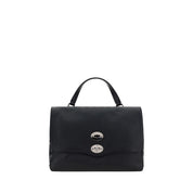 Zanellato Black Calf Leather Bos Taurus Shoulder Bag