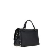 Zanellato Black Calf Leather Bos Taurus Shoulder Bag