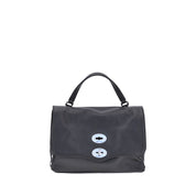 Zanellato Black Calf Leather Bos Taurus Shoulder Bag
