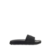 Fendi Black Rubber Sandals