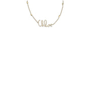 Chloé Gold Brass Necklace