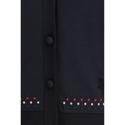 Thom Browne Black Cotton Cardigan
