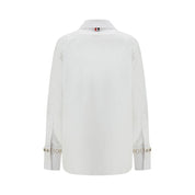 Thom Browne White Cotton Dress Shirt