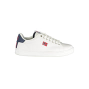 Norway 1963 White Polyester Men Sneaker