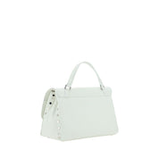 Zanellato White Calf Leather Bos Taurus Shoulder Bag