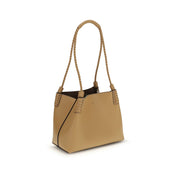 Etro Beige Calf Leather Bos Taurus Shoulder Bag