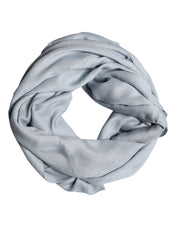 Dolce & Gabbana Light Blue Cashmere Knitted Shawl