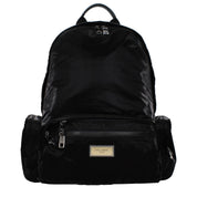 Dolce & Gabbana Black Nylon Backpack