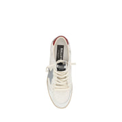 Golden Goose Cream Calf Leather Bos Taurus Low Top Sneakers