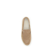 Brunello Cucinelli Beige Rubber Slip-On Loafers