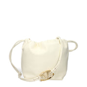 Valentino Garavani Beige Leather Shoulder Bag