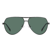 Polaroid Black Metal Sunglasses