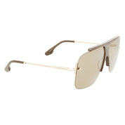 Victoria Beckham Brown Acetate Sunglasses