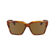 Victoria Beckham Brown Acetate Sunglasses