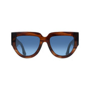 Victoria Beckham Brown Acetate Sunglasses